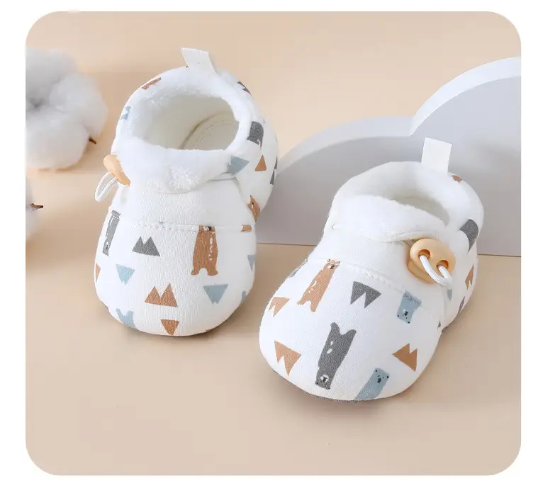 Jingqi Baby Shoes Winter Warm Velvet Socks 0-1Yr — feature 14