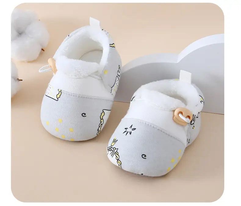 Jingqi Baby Shoes Winter Warm Velvet Socks 0-1Yr — feature 15