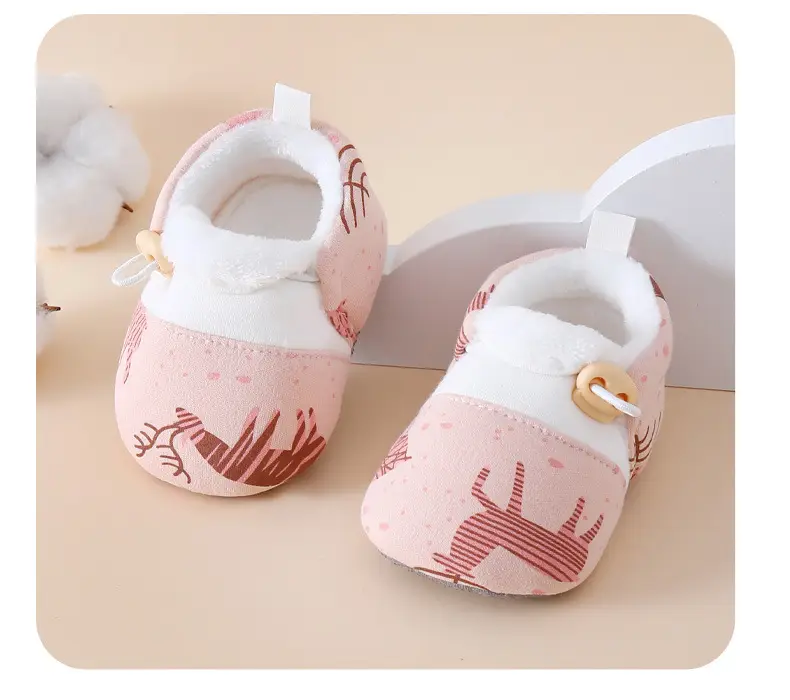 Jingqi Baby Shoes Winter Warm Velvet Socks 0-1Yr — feature 16