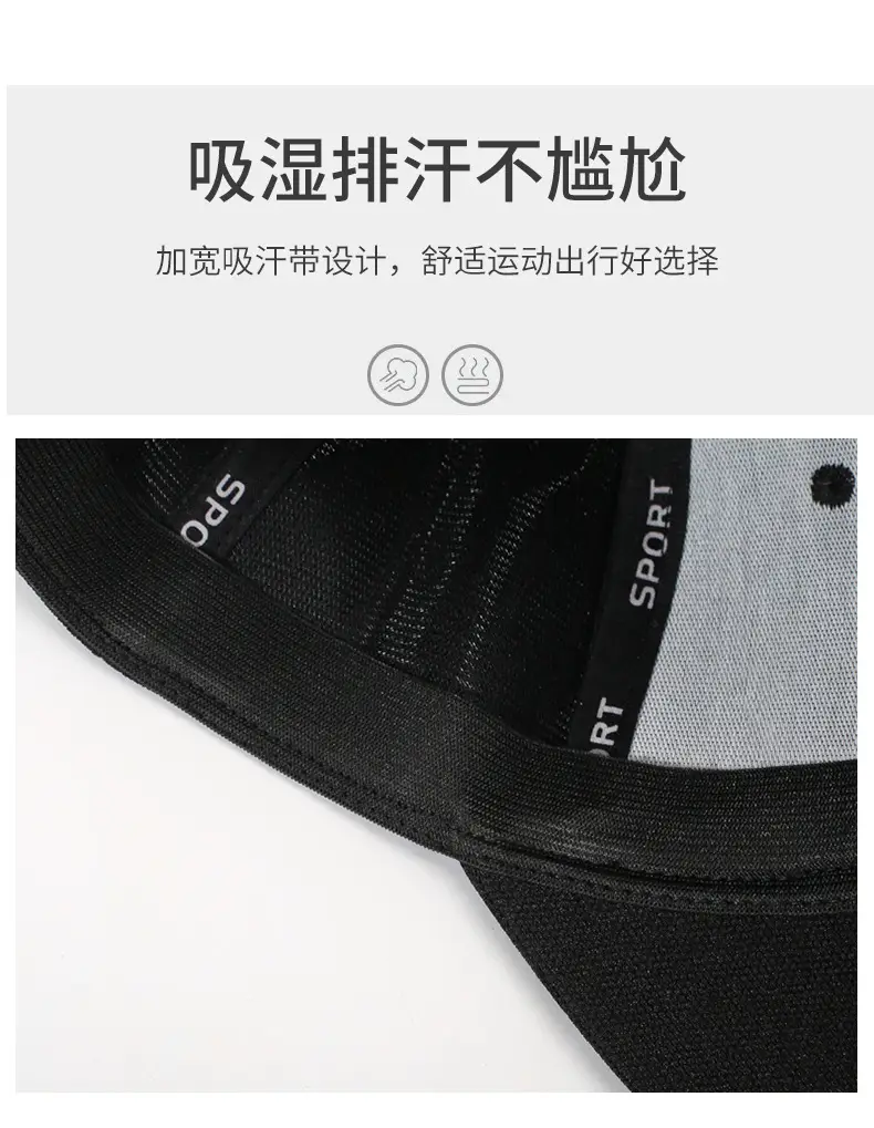 Men's 3D Letter Cap Black Green Blue Adjustable — feature 3