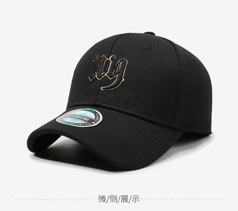 Men's 3D Letter Cap Black Green Blue Adjustable — feature 8