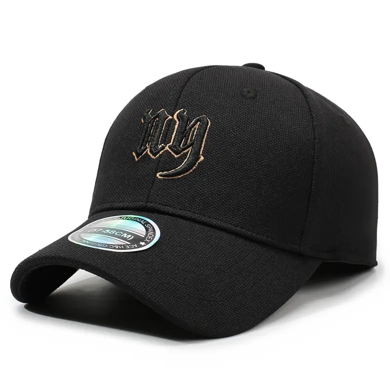 Men's 3D Letter Cap Black Green Blue Adjustable - Image 2