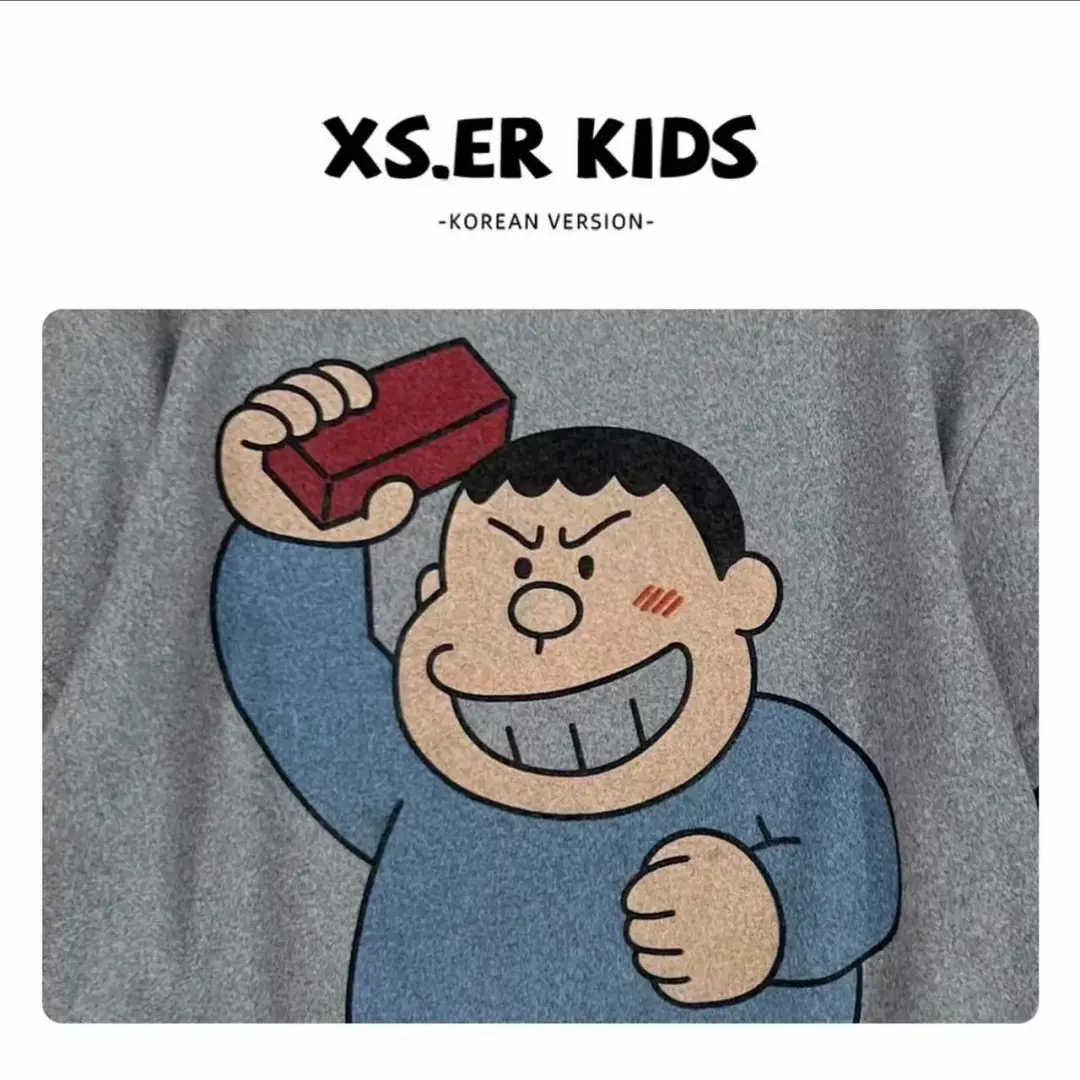 Boys Korean Style Fake Two Piece Long Sleeve T-Shirt 2025 Spring Autumn