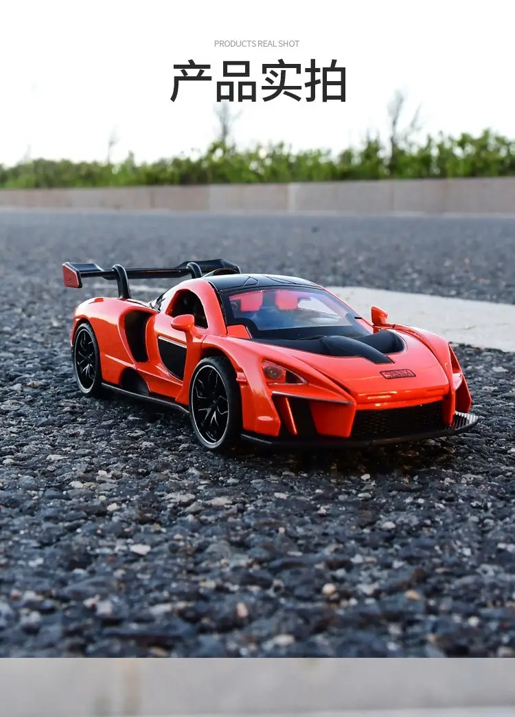 Cross-Border Car Model Simulation Alloy Sports Car Toy Car Boy's Simulation Racing Car Model Ornament — feature 6