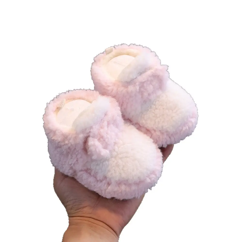 Newborn Fleece Lined Toddler Shoes Warm Winter