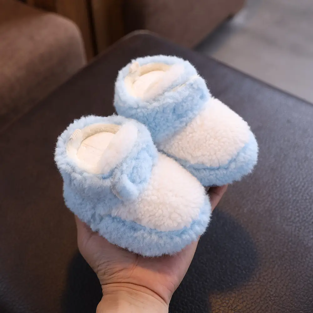 Newborn Fleece Lined Toddler Shoes Warm Winter