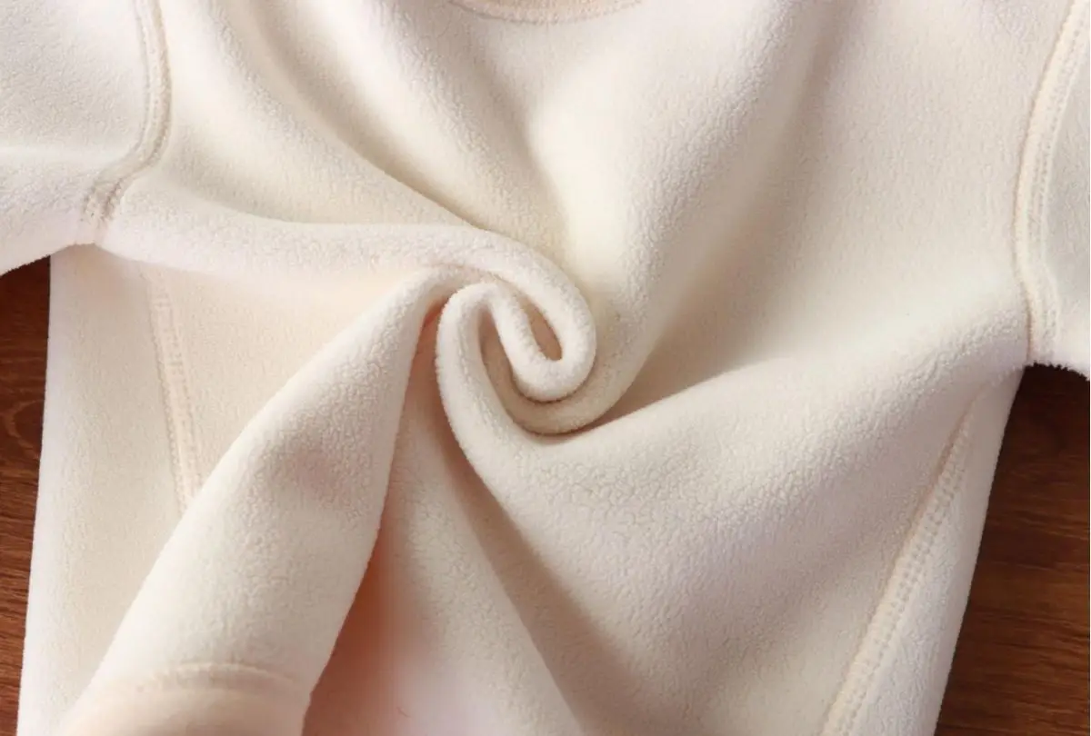White Fleece Long Sleeve T-Shirt for Boys Girls — feature 8