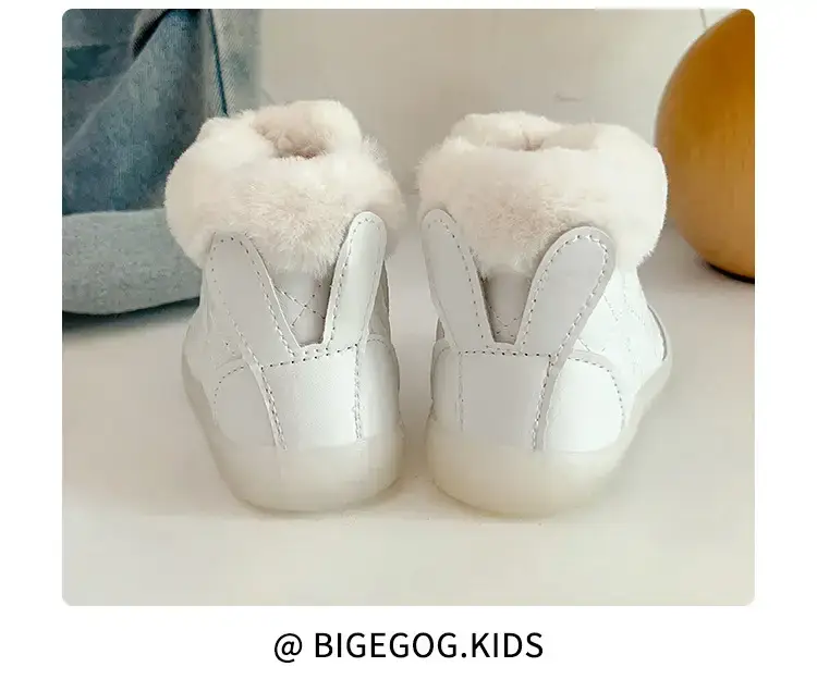Pink Fleece Lined Baby Snow Boots for Girls — feature 19