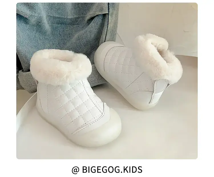 Pink Fleece Lined Baby Snow Boots for Girls — feature 20
