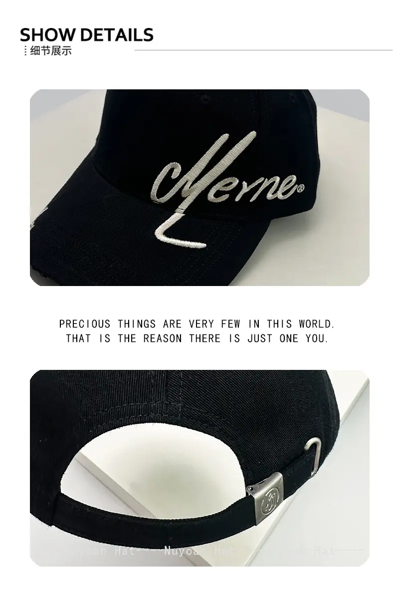 Women Maroon Embroidered Baseball Cap Sunshade — feature 3