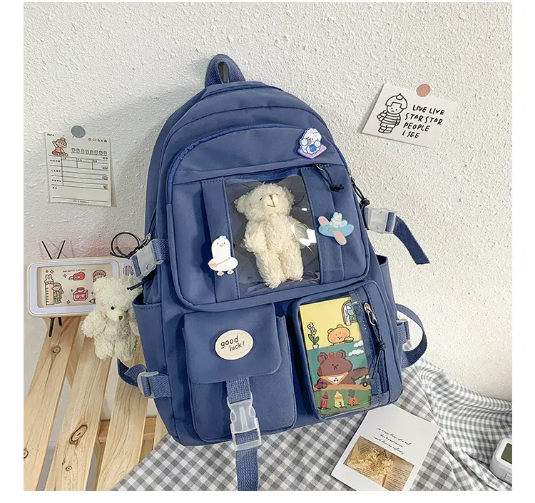 Ins Style Large Capacity High School Student Schoolbag Female K-Style Harajuku Ulzzang Cartoon Backpack Junior High School Student Backpack — feature 28