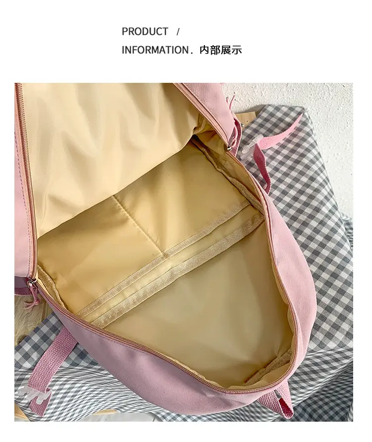 Ins Style Large Capacity High School Student Schoolbag Female K-Style Harajuku Ulzzang Cartoon Backpack Junior High School Student Backpack — feature 30