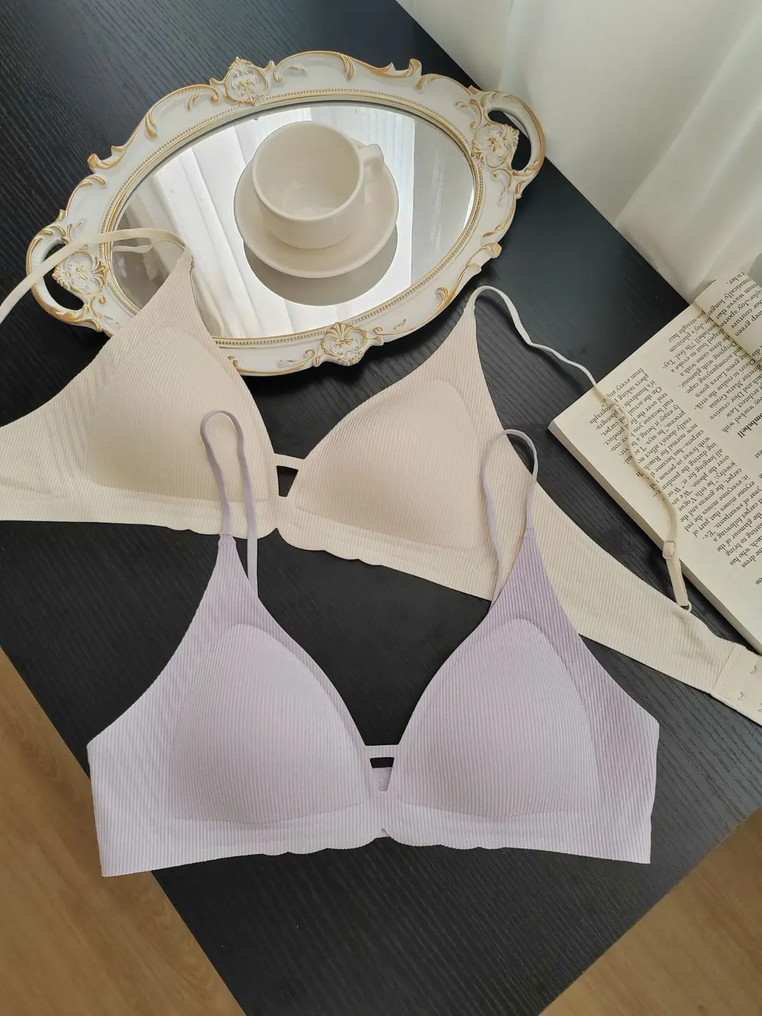 French Seamless Triangle Cup Bra, Thin, Comfortable and Breathable Small Breast Underwear — feature 10