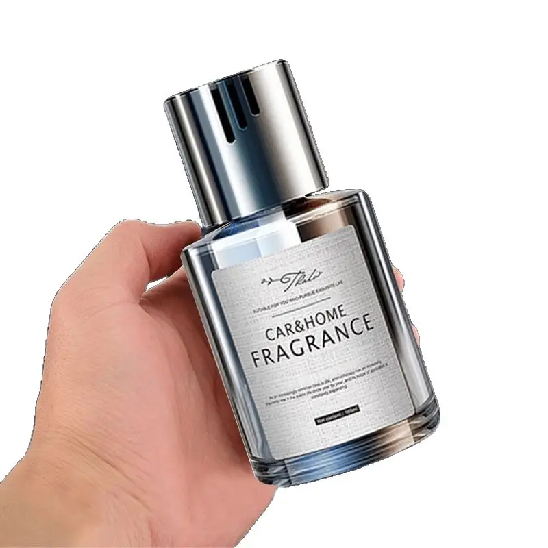 Car Aromatherapy Car Fragrance Car Perfume Ornaments Plant Blended Long-Lasting Fragrance Glass High-End Car Aromatherapy