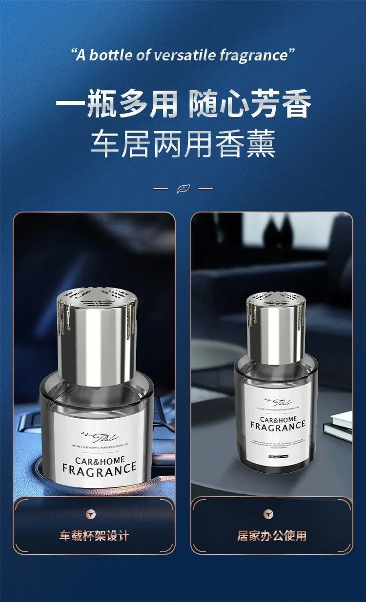 Car Aromatherapy Car Fragrance Car Perfume Ornaments Plant Blended Long-Lasting Fragrance Glass High-End Car Aromatherapy — feature 8