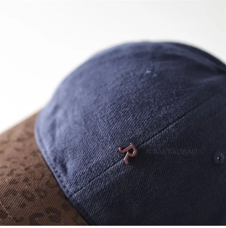 Leopard Print Baseball Cap for Men Women Brown Gray — feature 11