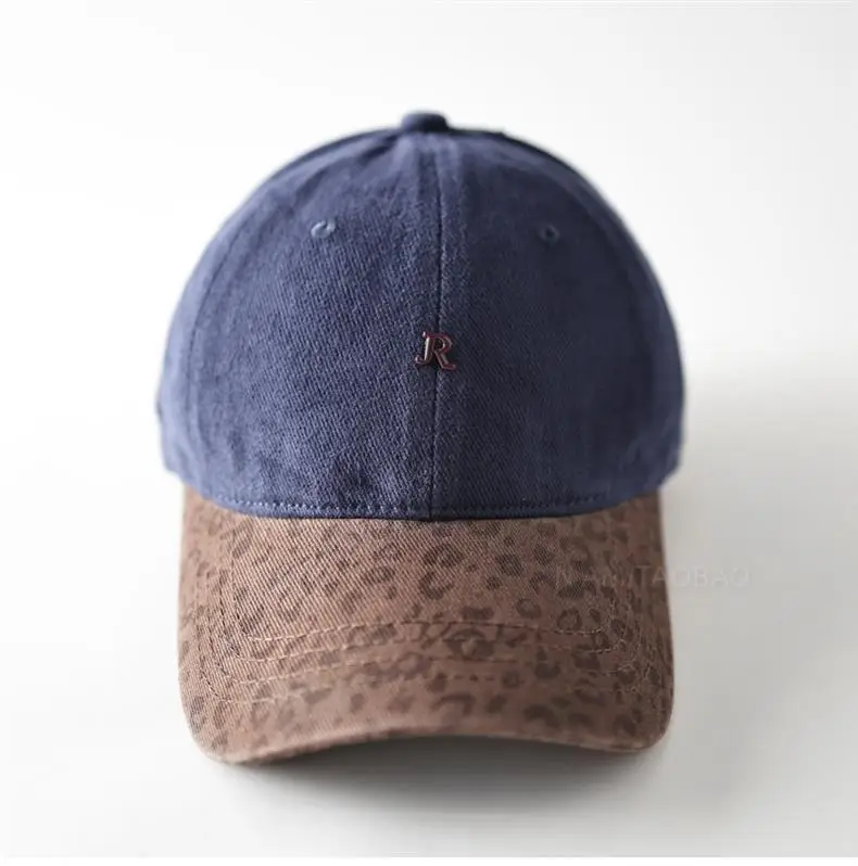 Leopard Print Baseball Cap for Men Women Brown Gray — feature 8