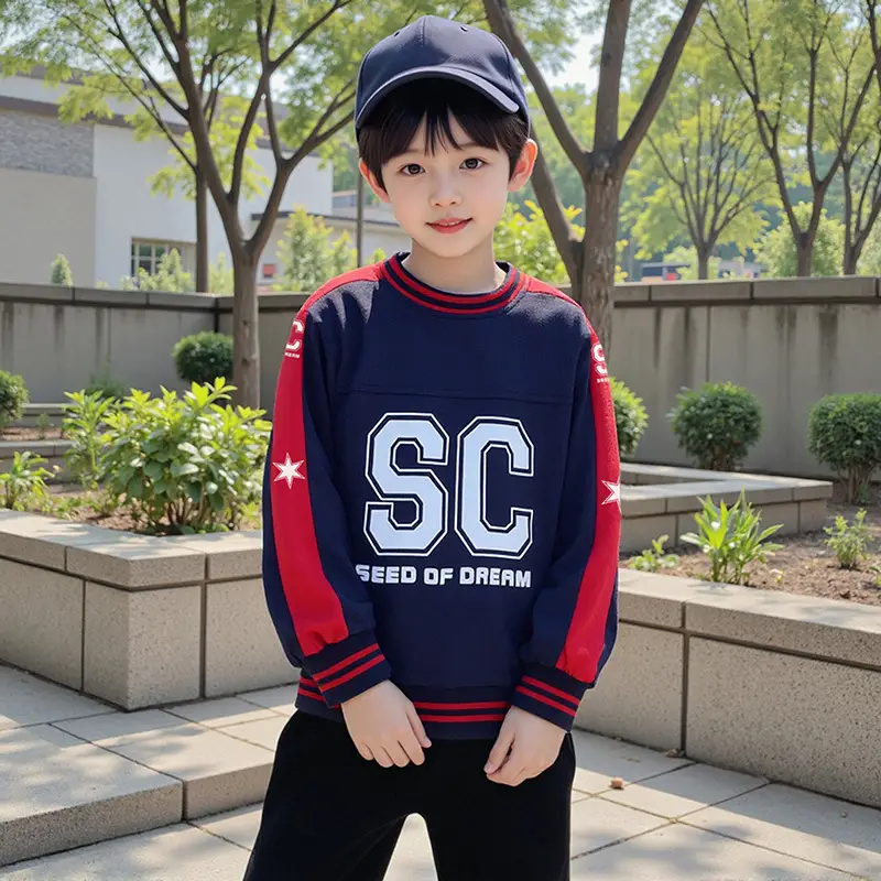 Boys' Navy Red SC Sweatshirt Pullover 2025 - Image 5