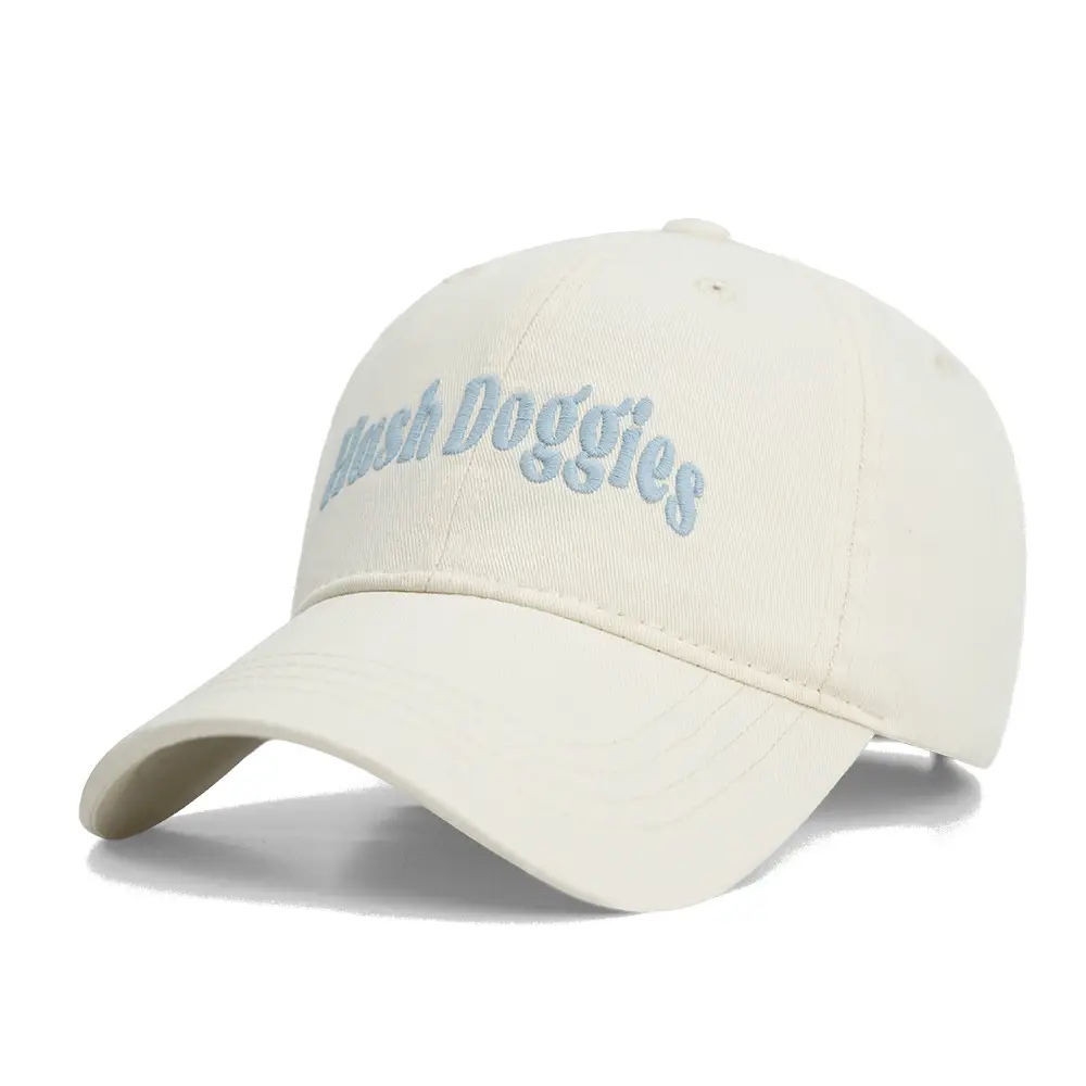 Men Duckbill Cap with Letter Embroidery White - Image 3