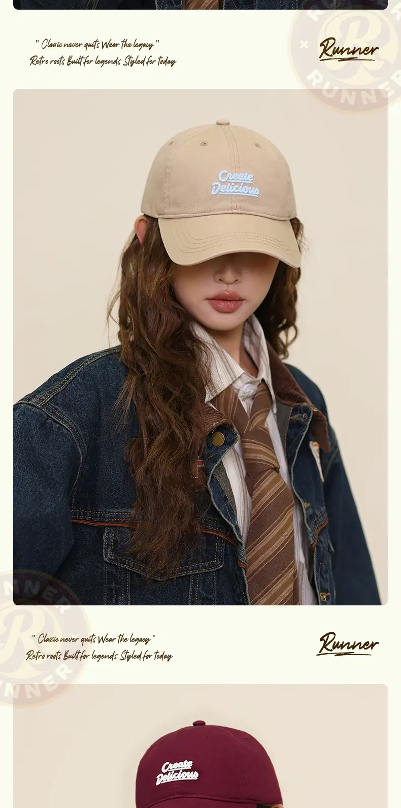 Korean Style Face-Slimming Baseball Cap for Women Large Head Circumference Duckbill Cap for Men — feature 11