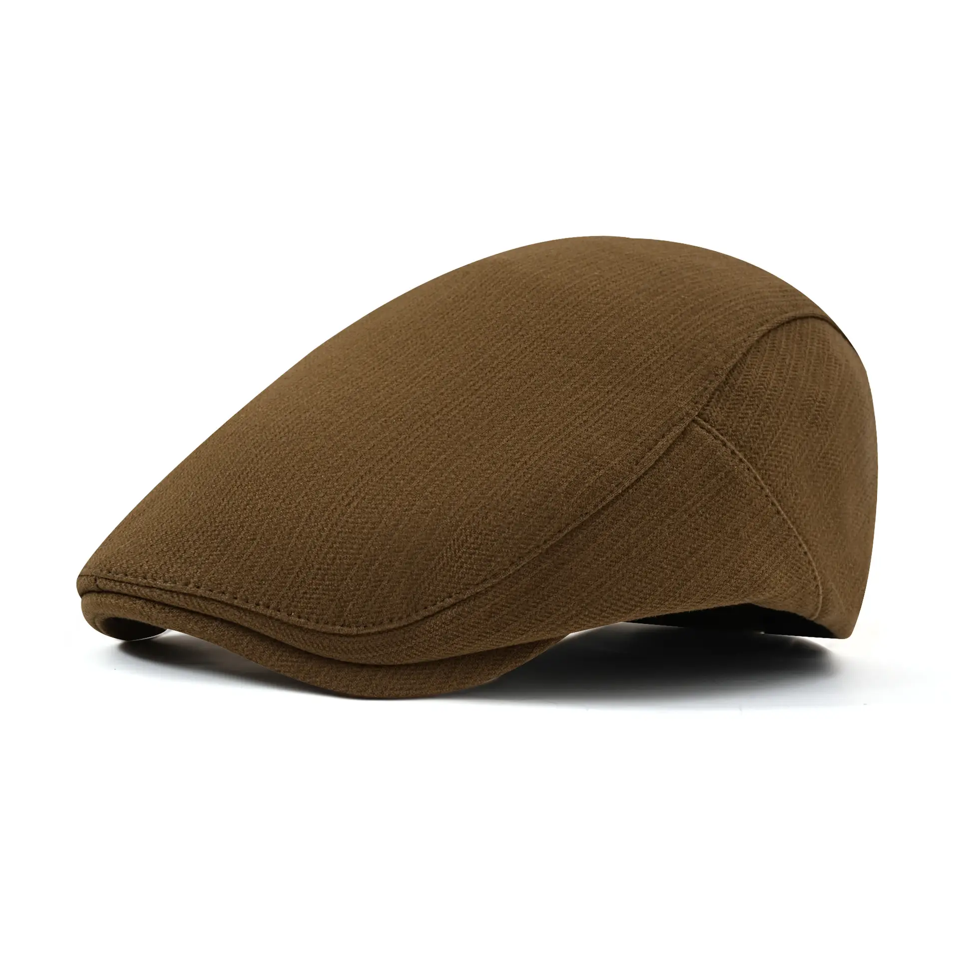 Vintage Woolen Forward Cap Autumn Winter British Beret Women's Outdoor Painter's Duckbill Cap Backwards-Wearing Baseball Cap - Image 2