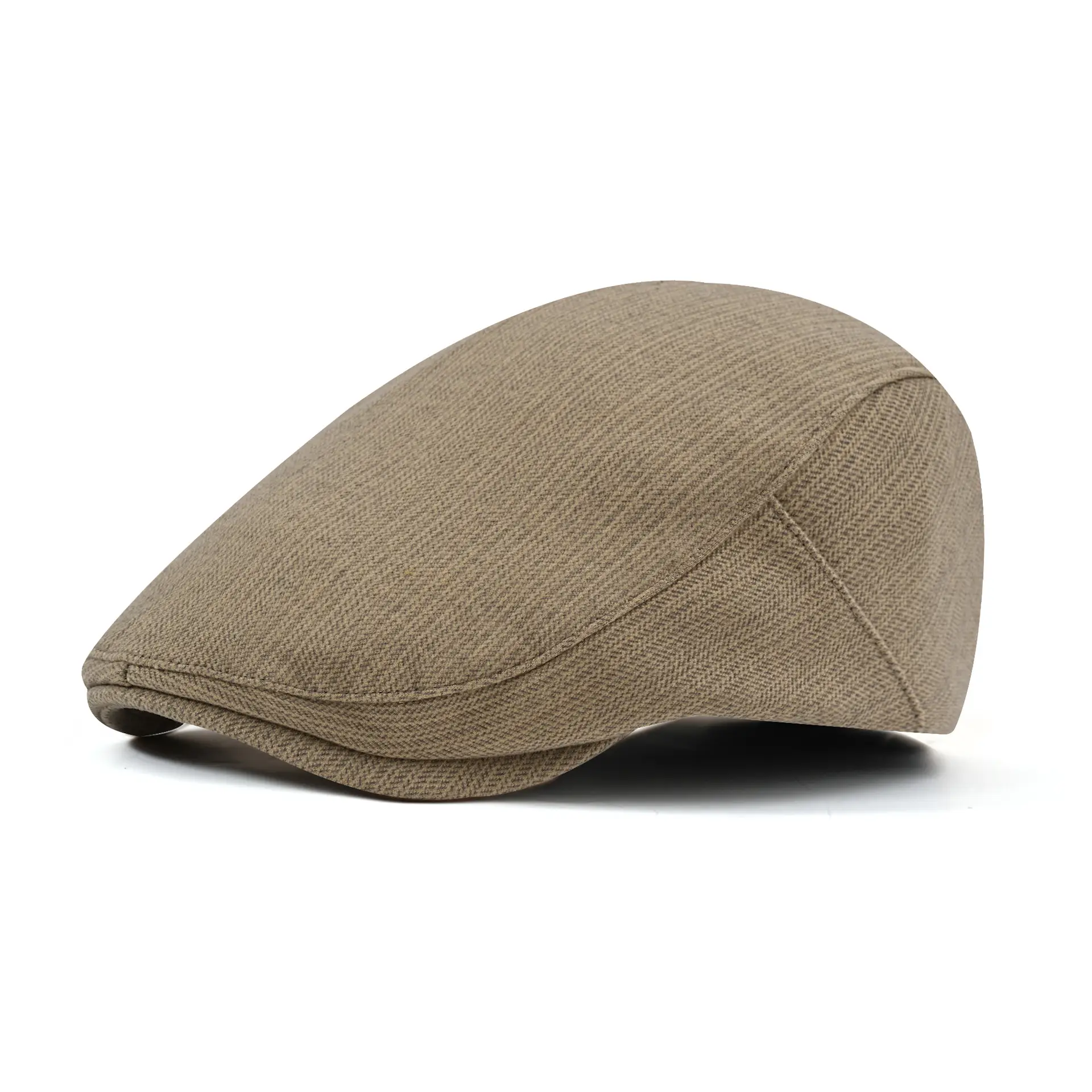 Vintage Woolen Forward Cap Autumn Winter British Beret Women's Outdoor Painter's Duckbill Cap Backwards-Wearing Baseball Cap - Image 3