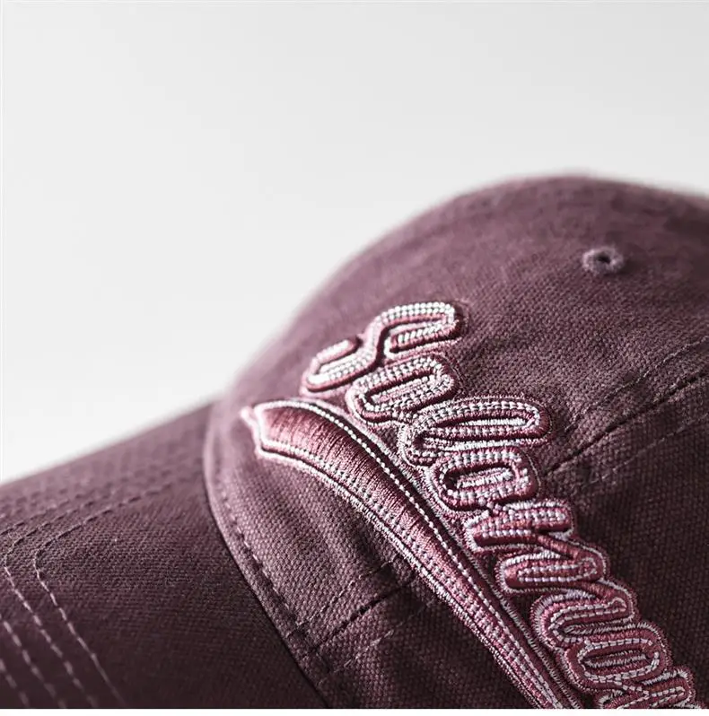 White 3D Letter Embroidered Baseball Cap Unisex — feature 10