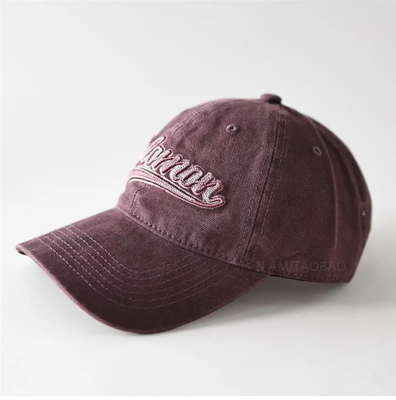 White 3D Letter Embroidered Baseball Cap Unisex — feature 9