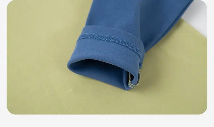 Winter Long Sleeve T-Shirt for Boys Blue Maroon — feature 32