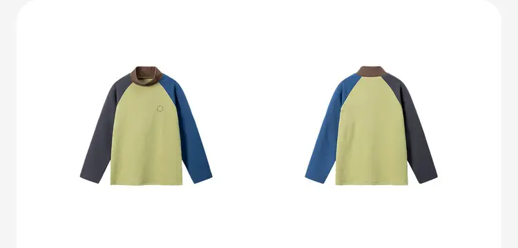 Winter Long Sleeve T-Shirt for Boys Blue Maroon — feature 9