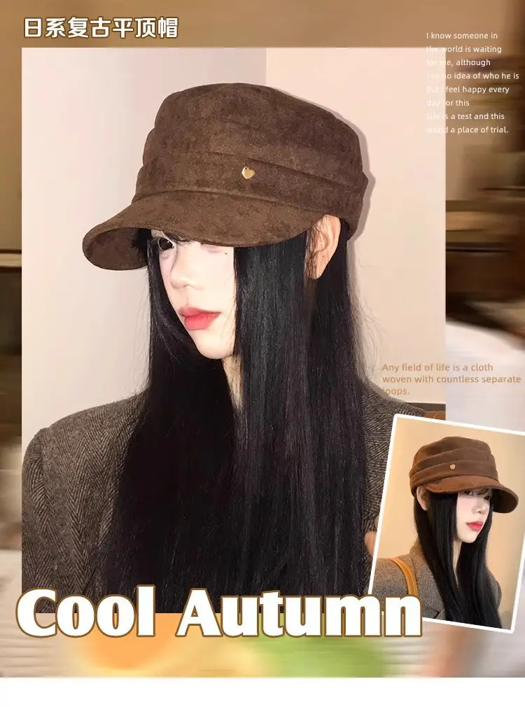 High-End Japanese Melard Octagonal Beret Women's Hat — feature 1