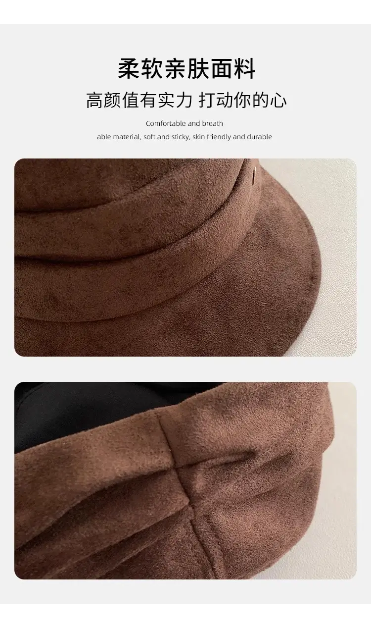 High-End Japanese Melard Octagonal Beret Women's Hat — feature 3