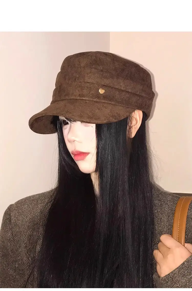 High-End Japanese Melard Octagonal Beret Women's Hat — feature 6