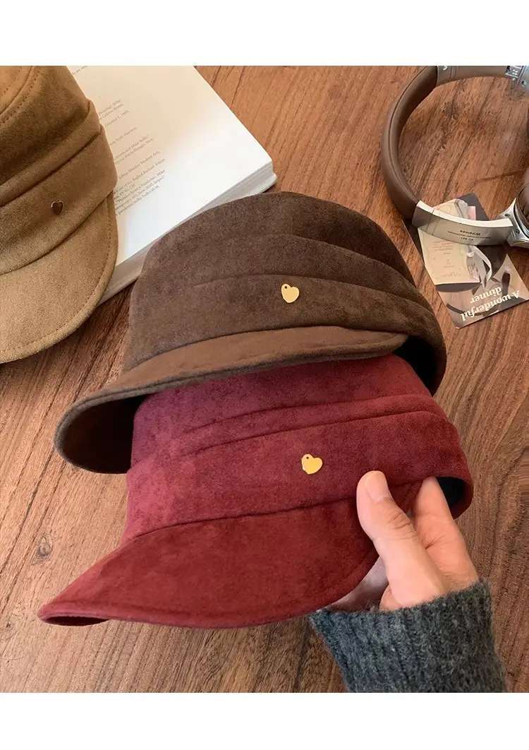 High-End Japanese Melard Octagonal Beret Women's Hat — feature 9