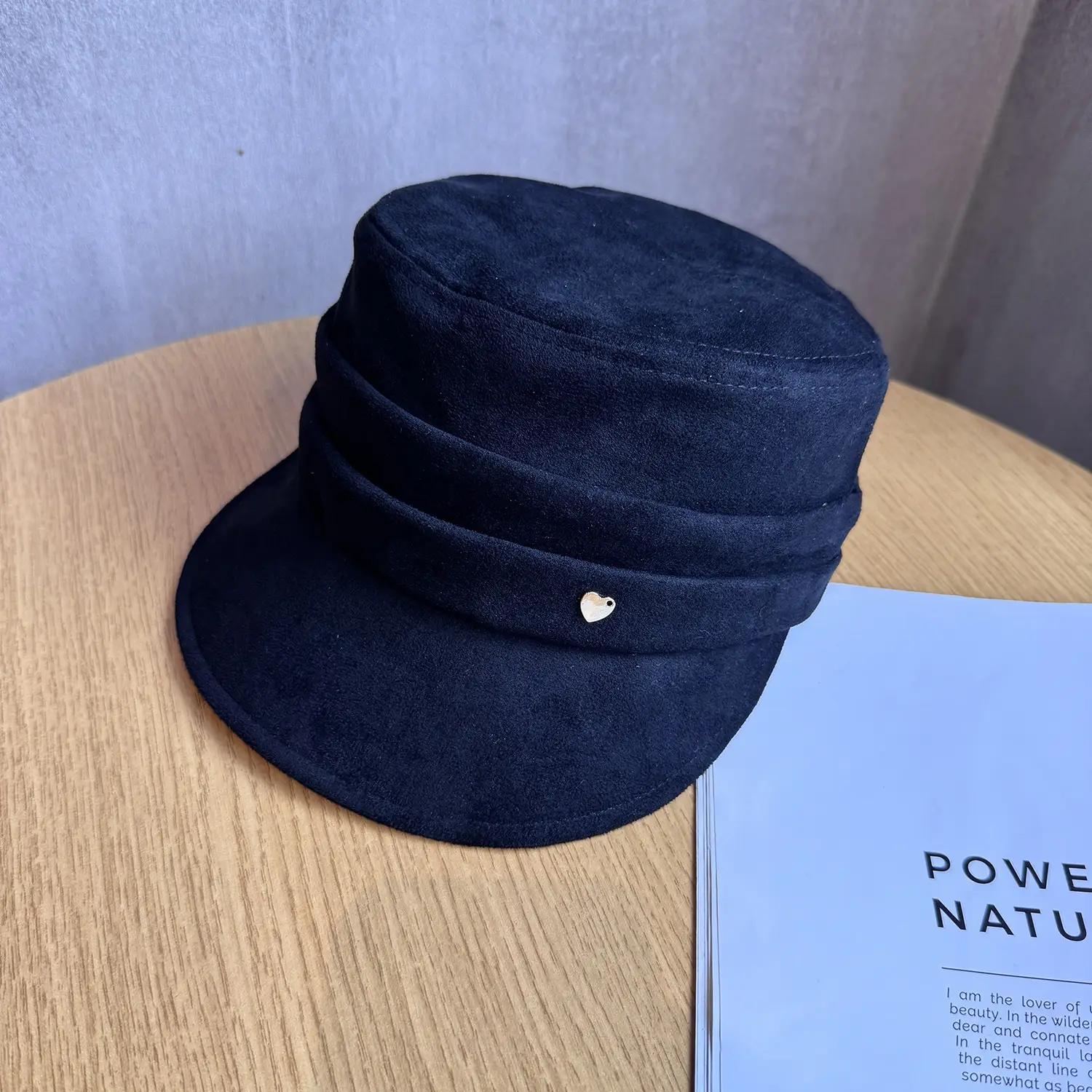 High-End Japanese Melard Octagonal Beret Women's Hat - Image 3