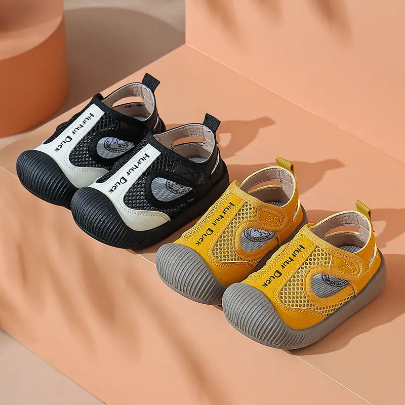 Baby Mesh Shoes Pink Yellow Non-Slip Summer