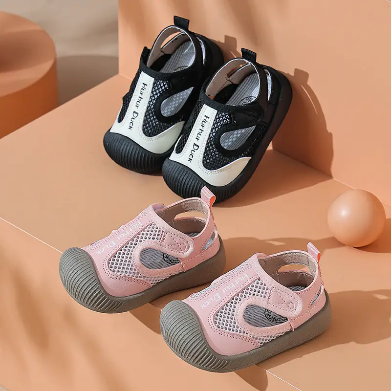 Baby Mesh Shoes Pink Yellow Non-Slip Summer