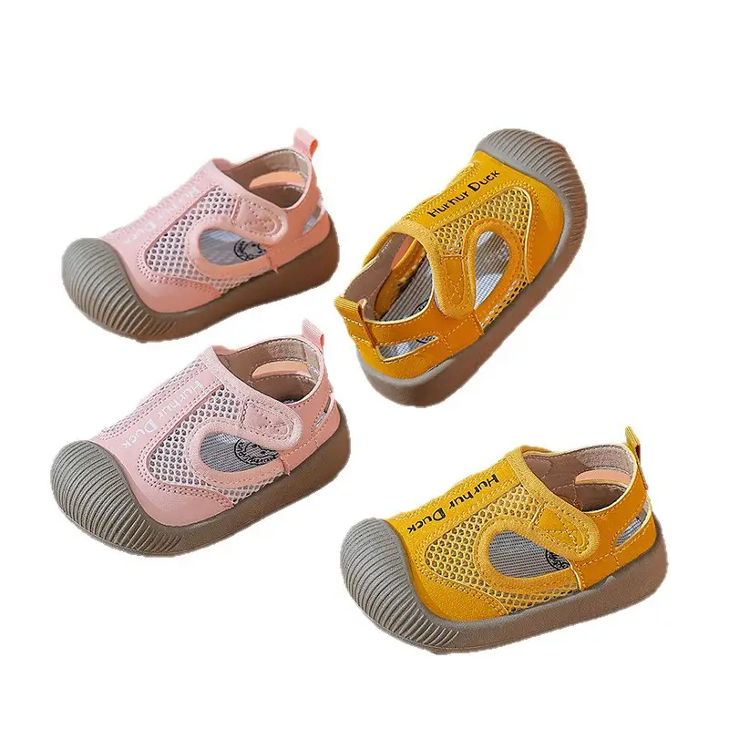 Baby Mesh Shoes Pink Yellow Non-Slip Summer