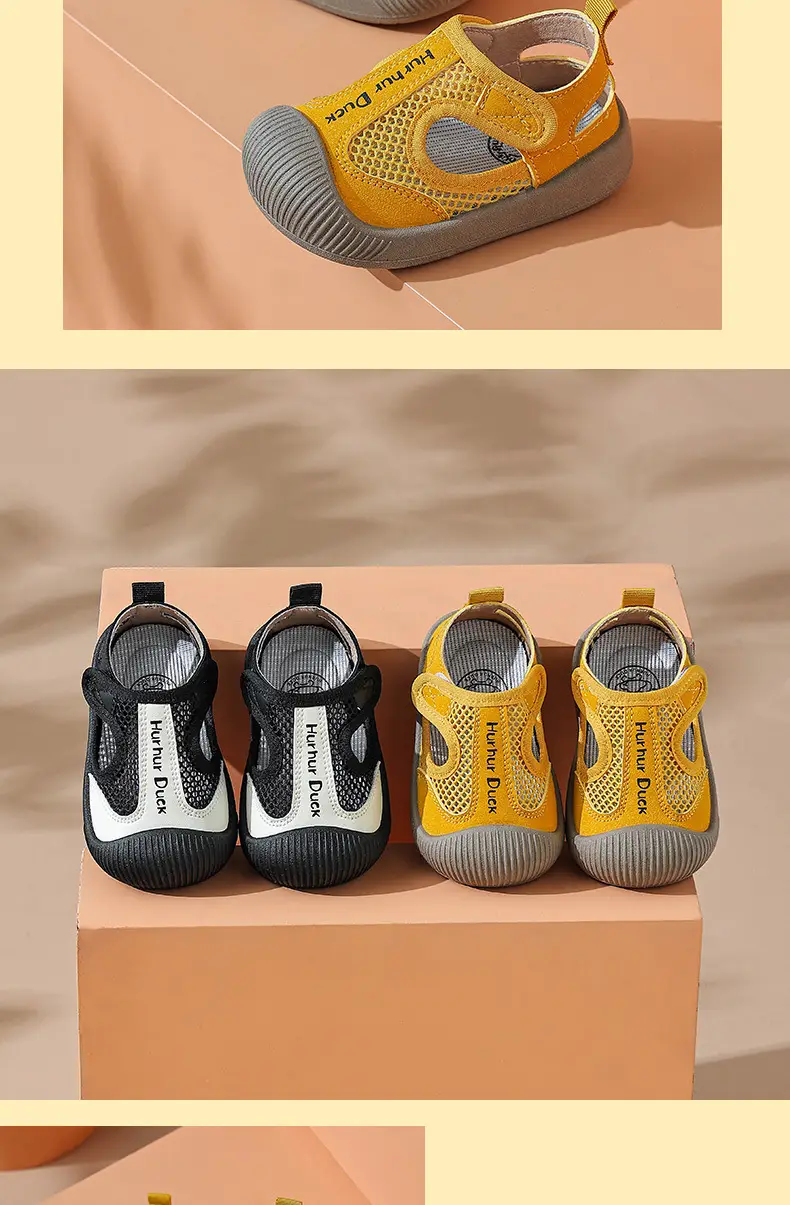 Baby Mesh Shoes Pink Yellow Non-Slip Summer — feature 10