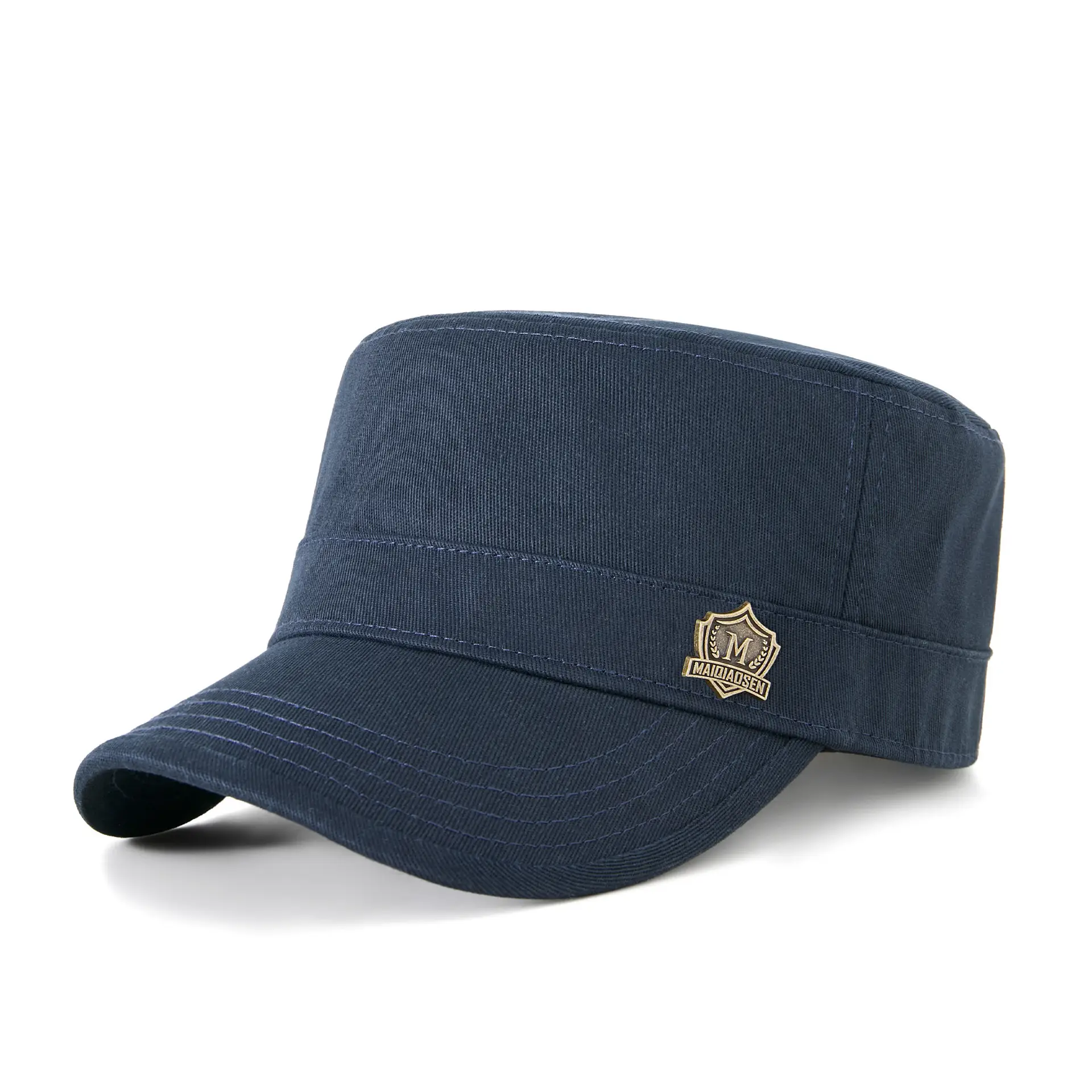 Men's Beige Cotton Sun Hat Large Cap - Image 2
