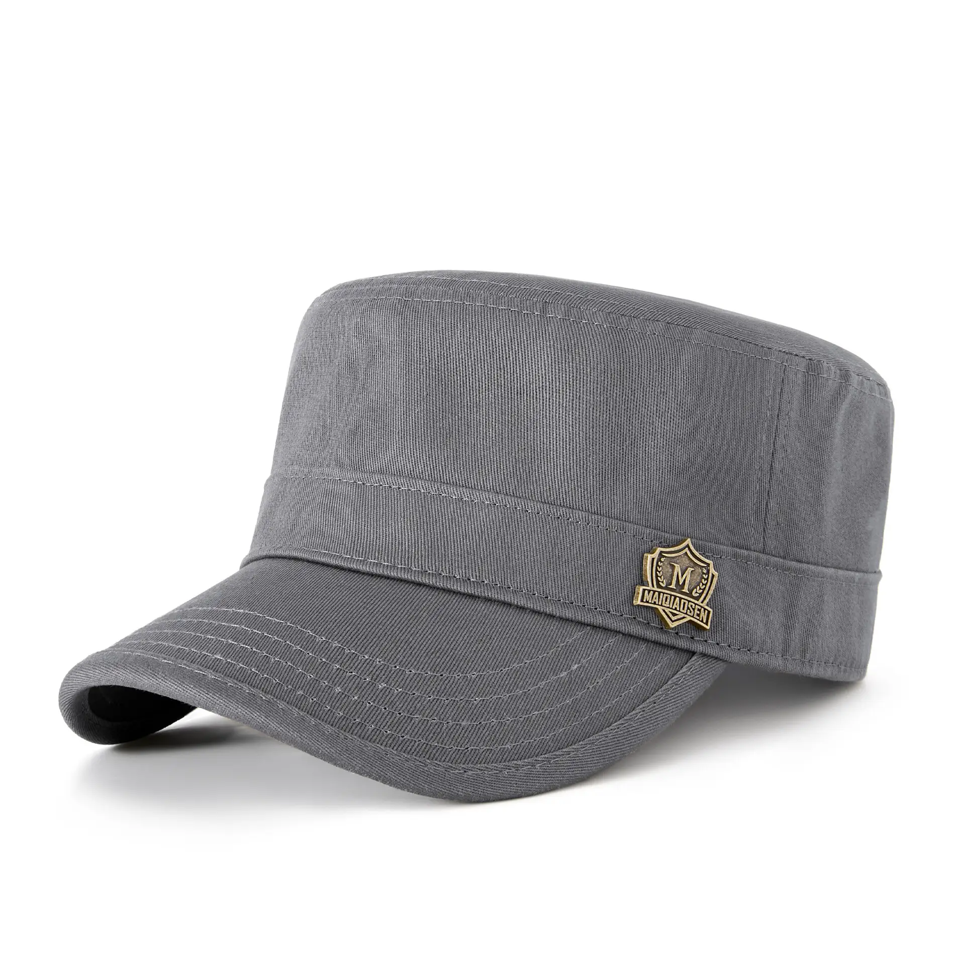 Men's Beige Cotton Sun Hat Large Cap - Image 3