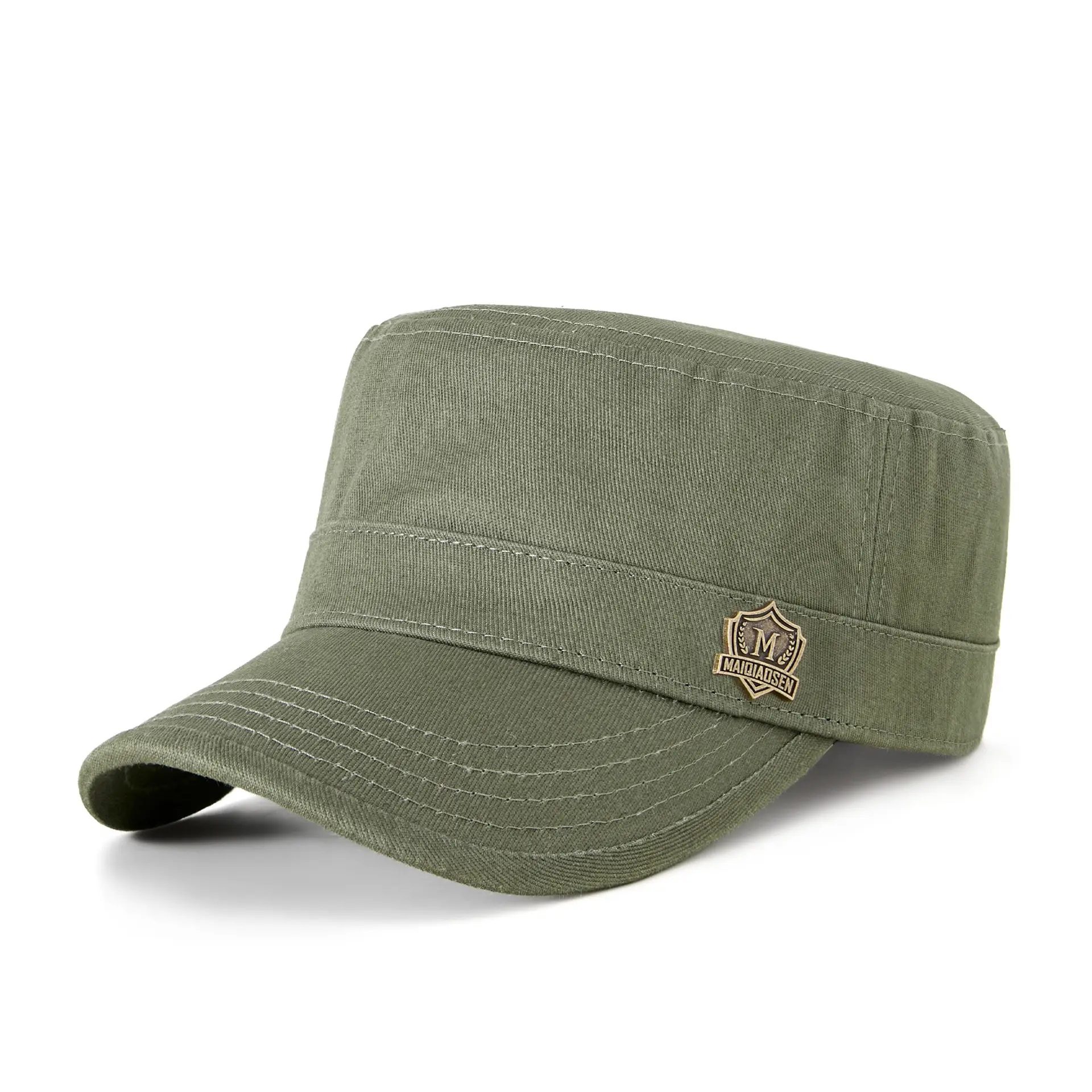 Men's Beige Cotton Sun Hat Large Cap - Image 4