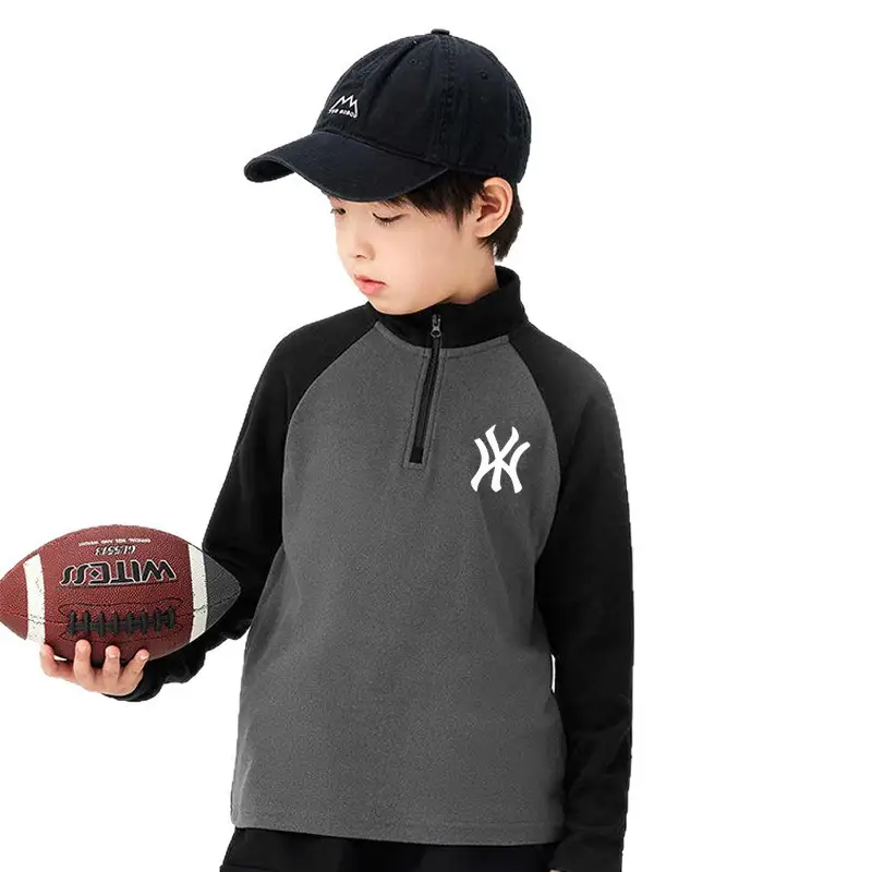 Spring Boys Raglan Sleeve T-Shirt Green Black - Image 39