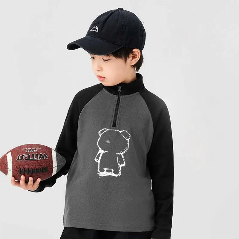 Spring Boys Raglan Sleeve T-Shirt Green Black - Image 13