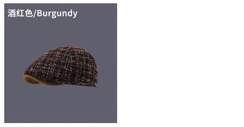 Women Reverse Beret Hat 2025 New Autumn Winter Distressed Denim — feature 9