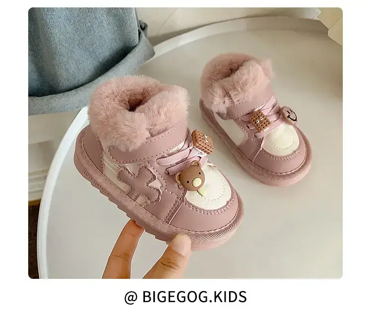 Fleece Lined Baby Snow Boots for Boys Girls 1-2Yr — feature 14