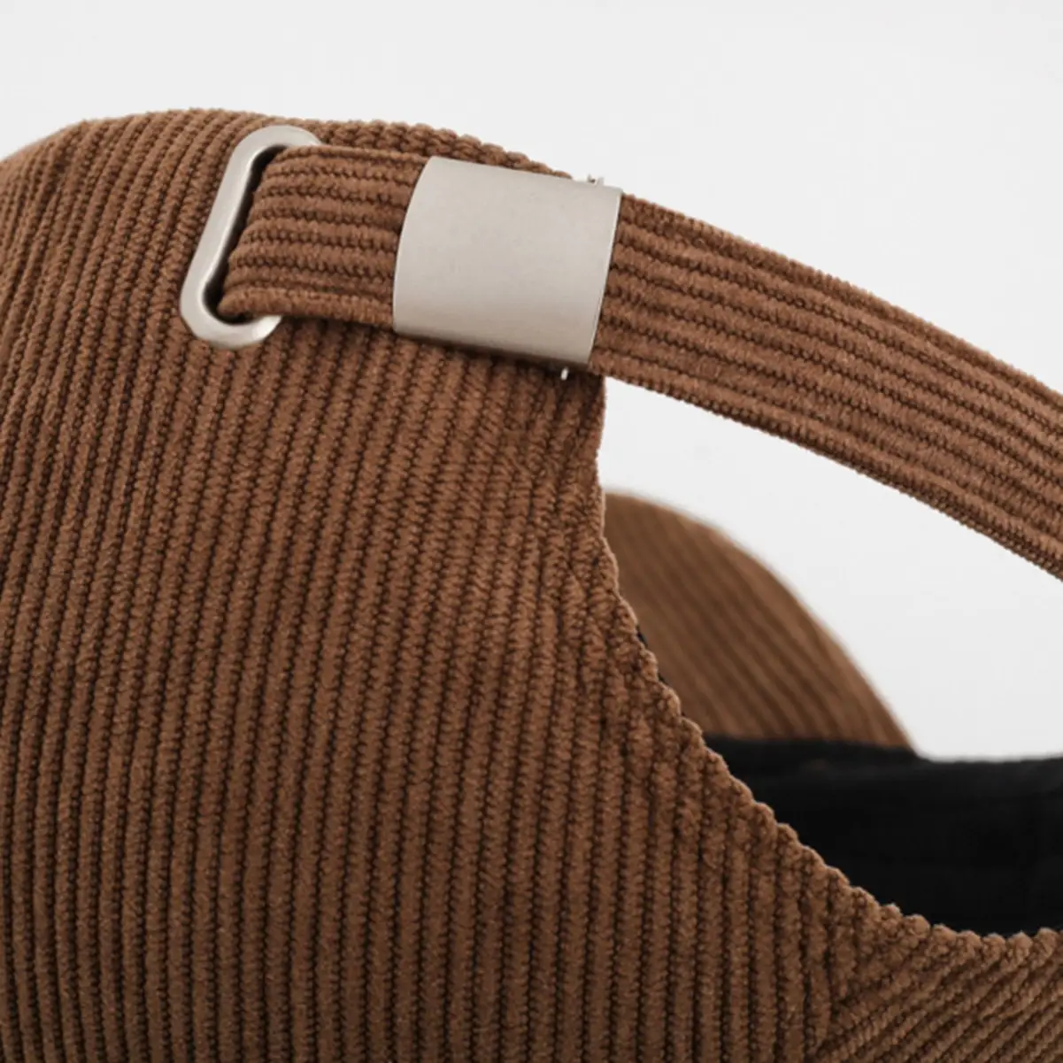 Women Winter Corduroy Duck Cap Brown - Image 9