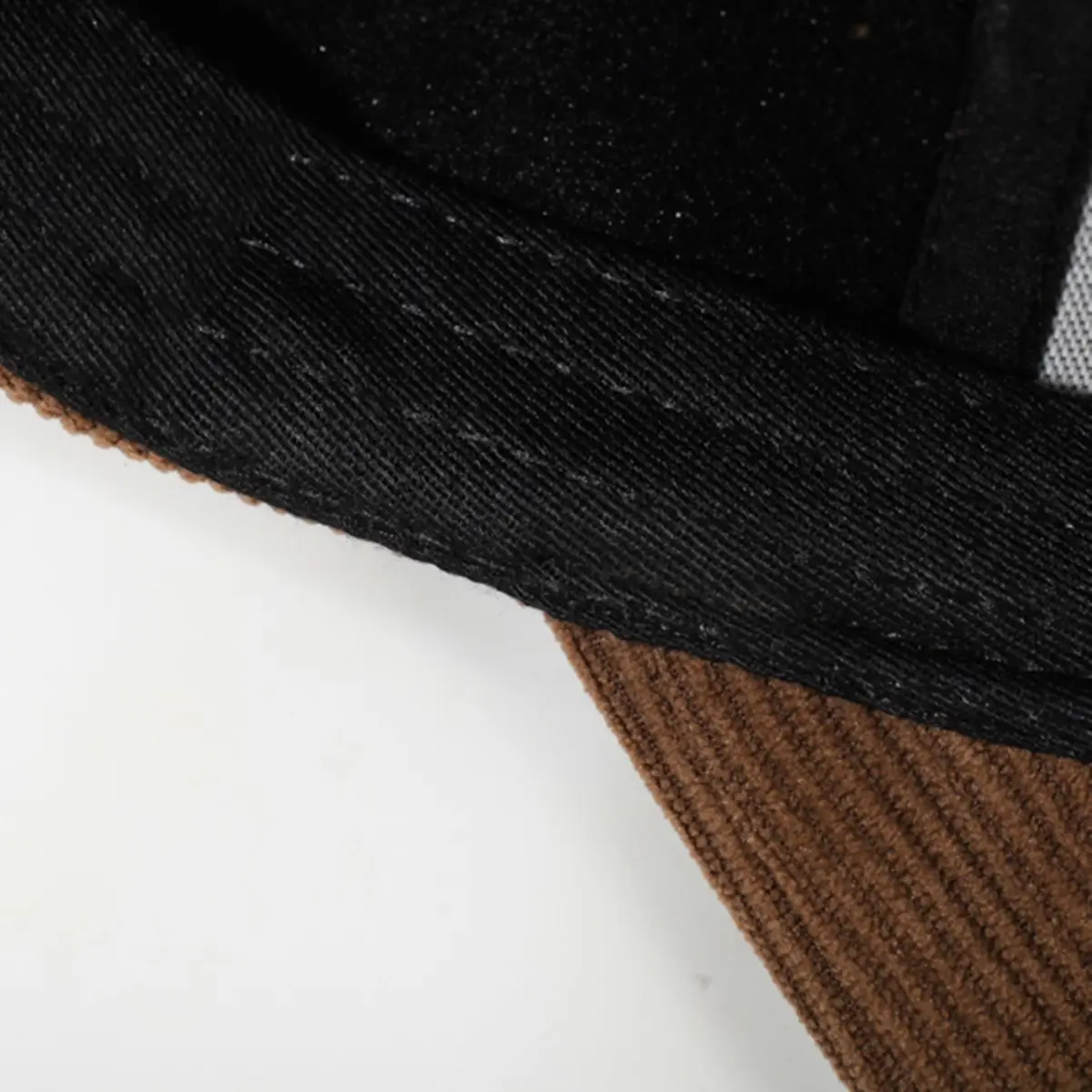 Women Winter Corduroy Duck Cap Brown - Image 10