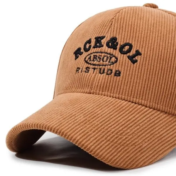 Women Winter Corduroy Duck Cap Brown - Image 12