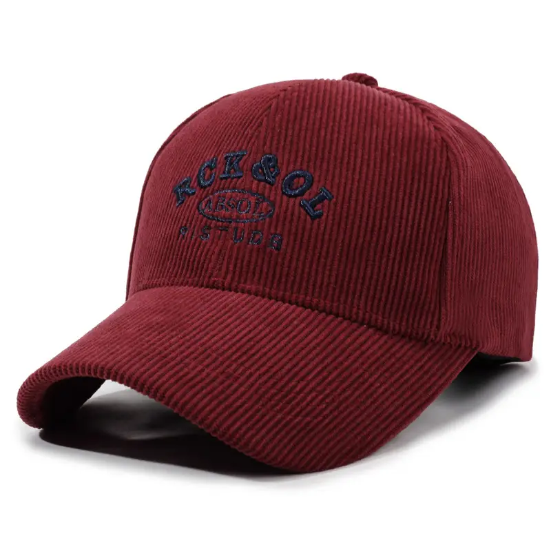 Women Winter Corduroy Duck Cap Brown - Image 2